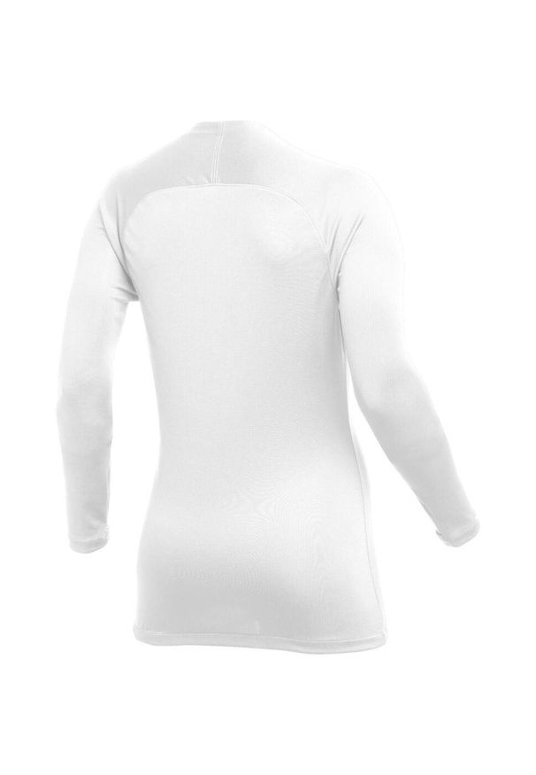 Bluza Nike Dri-FIT Park First Layer, Kobiety. Kolor: biały. Materiał: materiał, poliester. Technologia: Dri-Fit (Nike). Sport: piłka nożna