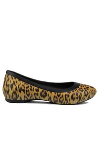 Baleriny damskie Crocs LINA GRAPHIC. Kolor: czarny, wielokolorowy, brązowy. Sport: turystyka piesza #1
