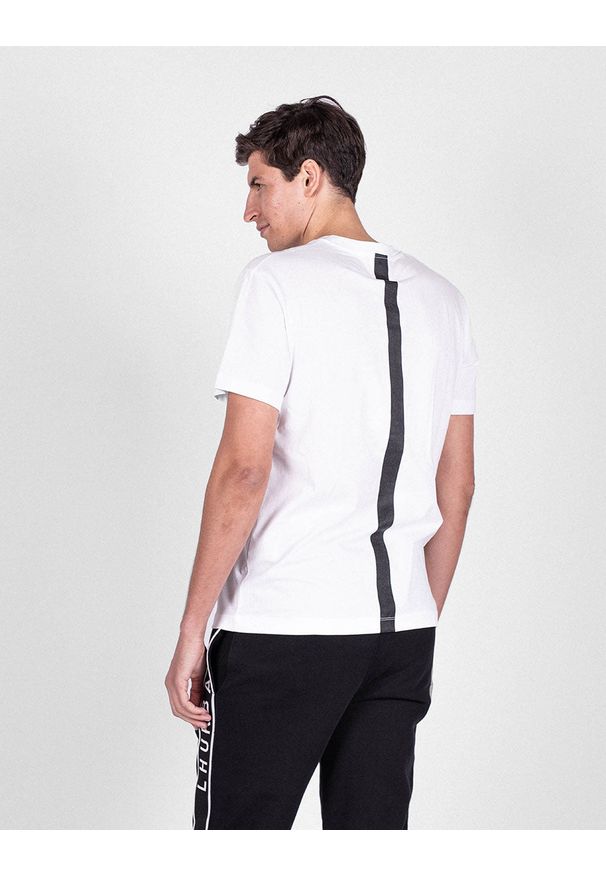 Les Hommes T-shirt "Urban Life LHU" | URG800P UG816 | Urban Life LHU | Mężczyzna | Biały. Okazja: na co dzień. Kolor: biały. Materiał: bawełna. Wzór: nadruk. Styl: casual