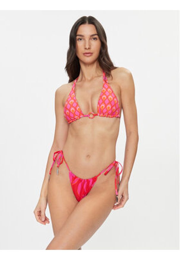 Seafolly Góra od bikini Birds Of Paradise 31412-103 Czerwony. Kolor: czerwony. Materiał: syntetyk