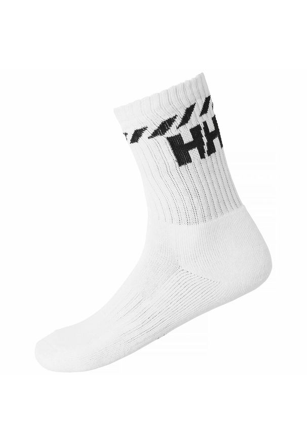Zestaw 3 bawełnianych skarpet Helly Hansen sport. Kolor: biały. Materiał: bawełna