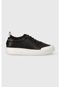 Karl Lagerfeld sneakersy T/KAP KC kolor czarny KL51423. Nosek buta: okrągły. Zapięcie: sznurówki. Kolor: czarny. Materiał: materiał #1
