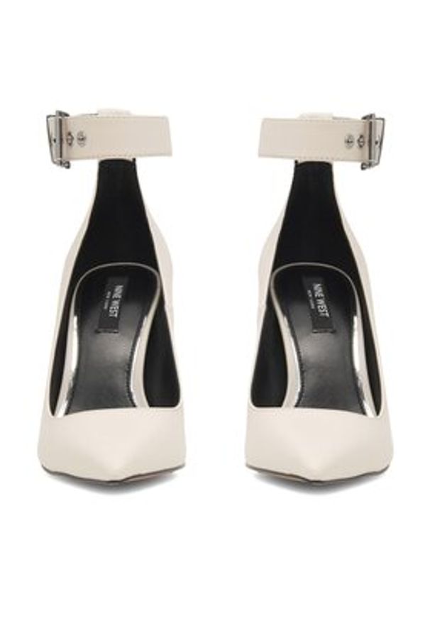 Nine West Szpilki SJ1487-2 Biały. Kolor: biały. Materiał: skóra. Obcas: na szpilce