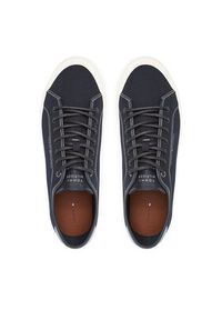 TOMMY HILFIGER - Tommy Hilfiger Tenisówki Hi Vulc Street Canvas FM0FM05515 Granatowy. Kolor: niebieski. Materiał: materiał. Styl: street