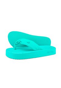 Flip*Flop - Japonki basenowe damskie Flip Flop Comfy Flower. Okazja: na plażę, na co dzień. Kolor: niebieski. Sezon: lato. Styl: casual, sportowy