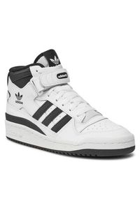 Adidas - adidas Sneakersy Forum Mid J FZ2083 Biały. Kolor: biały