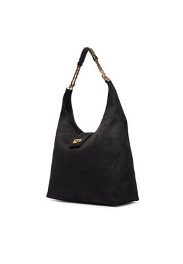 Elisabetta Franchi Torebka BS-01A-61E2-V390 Czarny. Kolor: czarny. Materiał: skórzane