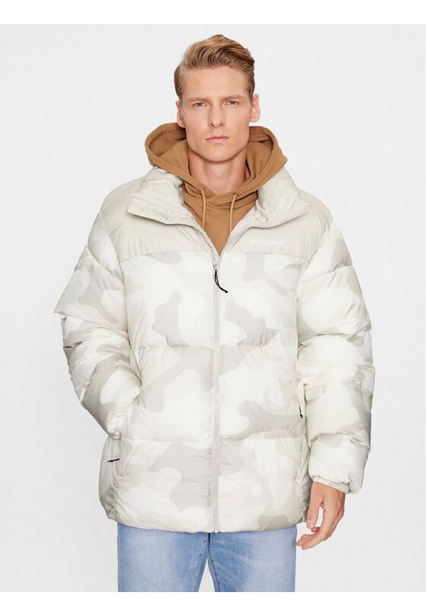 columbia - Columbia Kurtka zimowa Puffect™ II Jacket Brązowy Regular Fit. Kolor: brązowy. Materiał: syntetyk. Sezon: zima