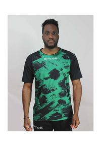 Givova Shirt Art Interlock M/C, krótki rękaw, 4XS, Deep Indigo. Kolor: czarny, zielony, wielokolorowy. Długość rękawa: krótki rękaw. Długość: krótkie. Sport: piłka nożna