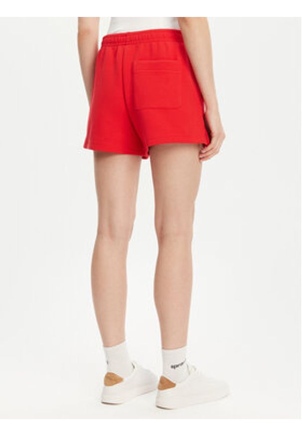 Lacoste Szorty sportowe GF9606 Czerwony Regular Fit. Kolor: czerwony. Materiał: bawełna