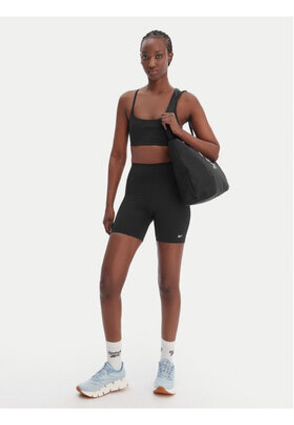 Reebok Biustonosz sportowy Reebok x Ewa Chodakowska Domi RK25616CCW Czarny. Kolor: czarny. Materiał: syntetyk