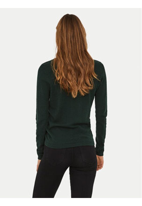 Vero Moda Sweter Care 10136644 Zielony Regular Fit. Kolor: zielony. Materiał: bawełna
