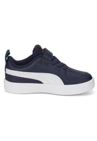 Buty Puma Rickie Ac Inf, Dzieci. Zapięcie: rzepy. Kolor: niebieski. Materiał: guma, syntetyk, tkanina, materiał. Szerokość cholewki: normalna. Sport: turystyka piesza #2