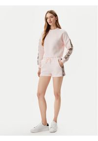 Guess Bluza V3BQ16 KB3P2 Różowy Regular Fit. Kolor: różowy. Materiał: syntetyk, bawełna #4