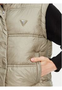 Guess Bezrękawnik W5YL11 WHDO2 Zielony Regular Fit. Kolor: zielony. Materiał: syntetyk. Długość rękawa: bez rękawów #7