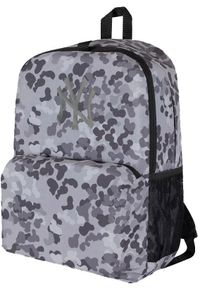New Era - Plecak NEW ERA szkolny NYY MLB All Over Print Stadium Backpack szary. Kolor: szary. Wzór: nadruk