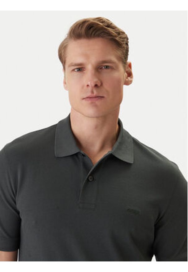 BOSS Polo Pallas 50553564 Zielony Regular Fit. Typ kołnierza: polo. Kolor: zielony. Materiał: bawełna