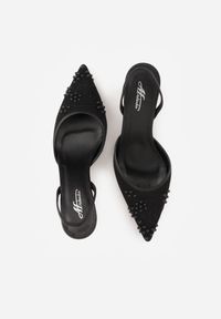 Born2be - Czarne Sandały na Szpilce Ozdobione Koralikami i Haftem Iphorise. Okazja: na co dzień. Kolor: czarny. Wzór: aplikacja, haft. Obcas: na szpilce. Styl: casual, elegancki, klasyczny, wizytowy #5