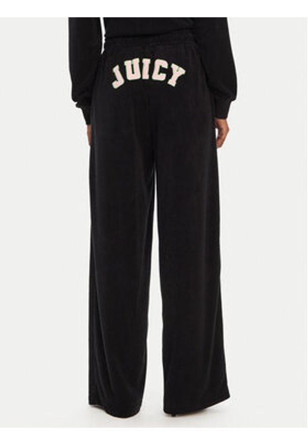 Juicy Couture Spodnie dresowe Regan JCWBJ125335 Czarny Wide Leg. Kolor: czarny. Materiał: bawełna