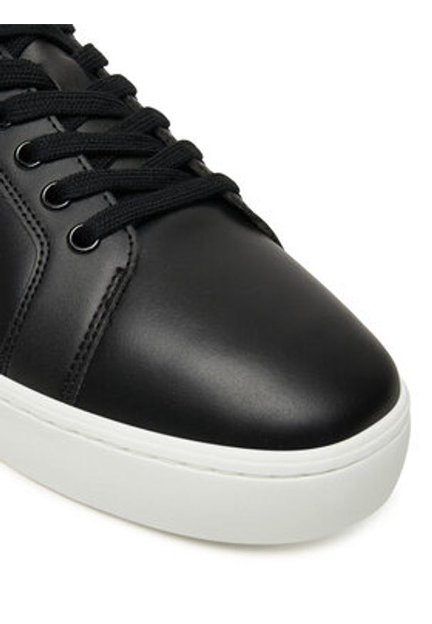 Calvin Klein Jeans Sneakersy Classic Cupsole Ru Patch Lth YM0YM01297 Czarny. Kolor: czarny. Materiał: skóra