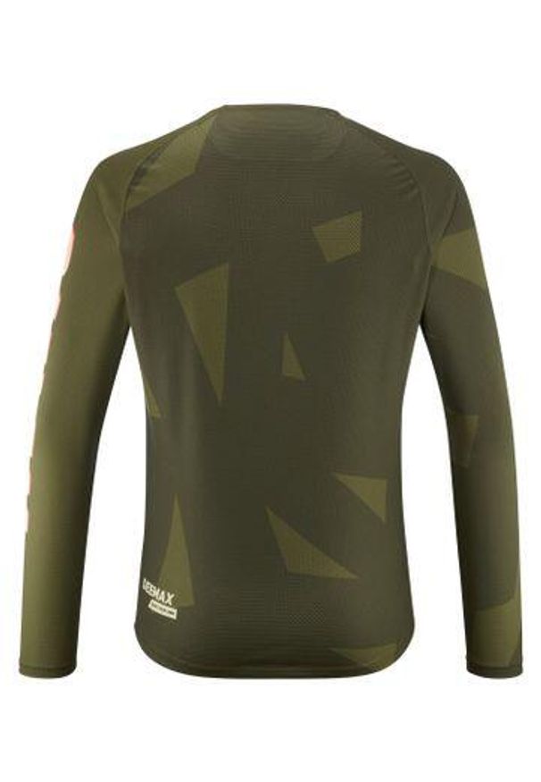 GILL - Dżersej z długim rękawem Mavic Deemax. Kolor: zielony, brązowy, wielokolorowy. Materiał: jersey. Długość rękawa: długi rękaw. Długość: długie. Sport: kolarstwo