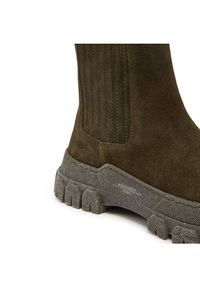 Weekend Max Mara Sztyblety Genepi 24257960556 Khaki. Kolor: brązowy. Materiał: zamsz, skóra #5