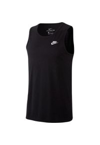 Tank top męski Nike Sportswear Club TT. Kolor: czarny, biały, wielokolorowy. Styl: sportowy
