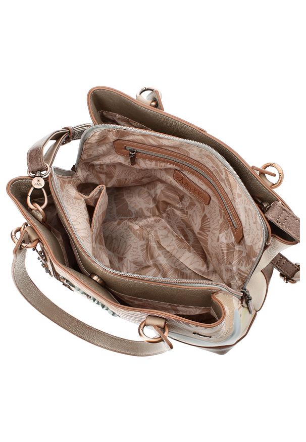 Brązowa Stylowa Damska Torebka Na Ramię Anekke Hollywood. Kolor: brązowy. Styl: elegancki. Rodzaj torebki: na ramię