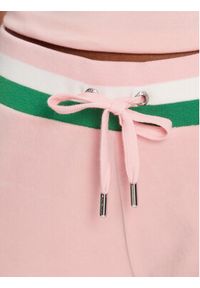 Juicy Couture Spodnie dresowe Velour JCWBJ225352 Różowy Regular Fit. Kolor: różowy. Materiał: syntetyk, welur #4