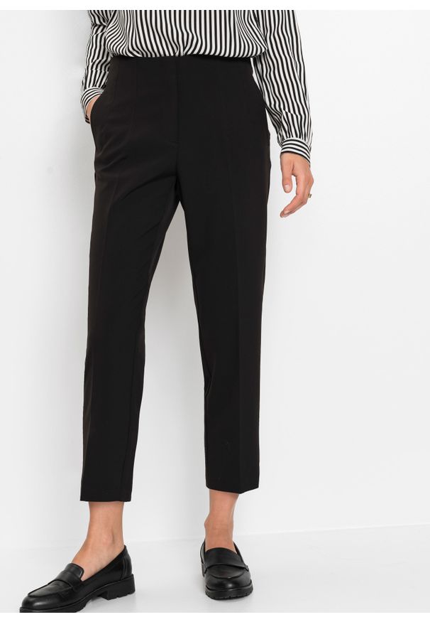 bonprix - Spodnie 7/8. Kolor: czarny