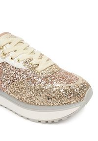 Liu Jo Sneakersy Maxi Wonder 01 BF5009 TX007 Złoty. Kolor: złoty. Materiał: skóra #4