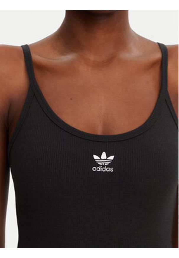 Adidas - adidas Kombinezon Essentials JC6212 Czarny Slim Fit. Kolor: czarny. Materiał: wiskoza, bawełna