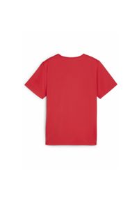 Puma - Młodzieżowa koszulka z grafiką individualFINAL PUMA Red. Kolor: czerwony