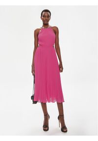 MICHAEL Michael Kors Sukienka koktajlowa MS481E77R3 Różowy Regular Fit. Kolor: różowy. Materiał: syntetyk. Styl: wizytowy #1