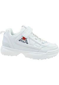 Buty do chodzenia dla dzieci Kappa Rave NC K. Zapięcie: rzepy. Kolor: biały. Materiał: materiał, syntetyk, tkanina. Szerokość cholewki: normalna. Sport: turystyka piesza