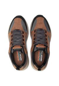 skechers - Skechers Trekkingi Oak Canyon 51893/BRBK Brązowy. Kolor: brązowy. Materiał: materiał. Sport: turystyka piesza #8