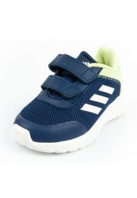 Adidas - Buty adidas Tensaur Run 2.0 Jr GZ5855 niebieskie. Zapięcie: rzepy. Kolor: niebieski. Materiał: guma, materiał. Szerokość cholewki: normalna. Wzór: paski. Sport: bieganie #5