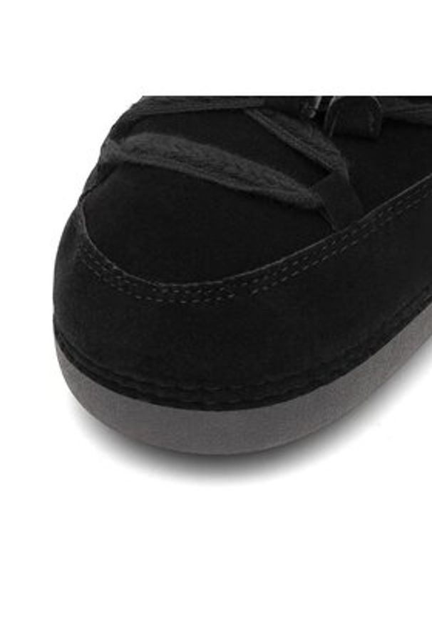 DeeZee Śniegowce Scarlett N9086 Czarny. Kolor: czarny. Materiał: skóra