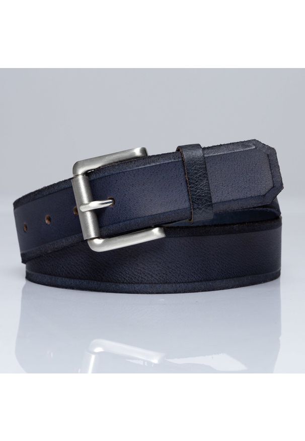 Tom Tailor - TOM TAILOR PASEK SKÓRZANY SOPO-TT412 480 40 mm Ledergürtel. Materiał: skóra. Wzór: paski. Styl: klasyczny