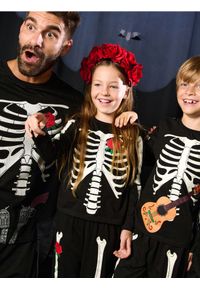 Sinsay - Piżama Halloween - czarny. Kolor: czarny. Długość: długie. Wzór: nadruk #1