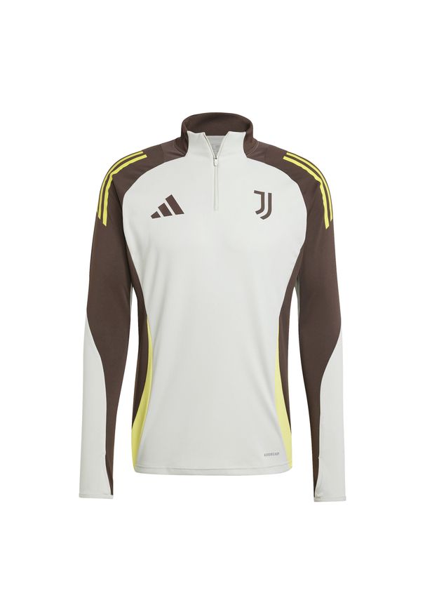 Adidas - Kurtka z dresu Juventus Turin 2024/25. Kolor: szary. Materiał: dresówka. Sport: piłka nożna