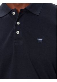 Wrangler Polo Refined 112357287 Granatowy Regular Fit. Typ kołnierza: polo. Kolor: niebieski. Materiał: bawełna