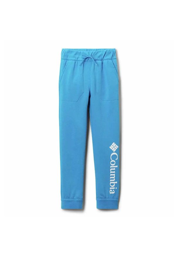 columbia - Spodnie Sportowe Dresowe Columbia Trek Ii Jogger. Kolor: niebieski. Materiał: dresówka