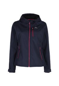 ZUMBA WEAR - Kurtka Softshell Octavia dla Kobiet - Komfort i Styl. Kolor: niebieski. Materiał: elastan, poliester. Sport: turystyka piesza