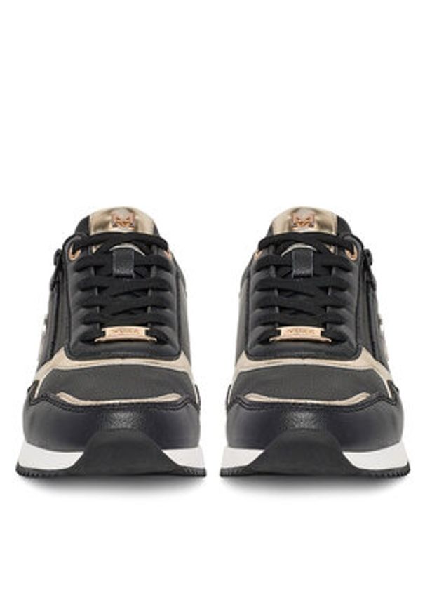 MEXX Sneakersy MI001013151W Czarny. Kolor: czarny. Materiał: skóra