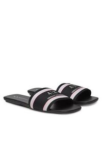 Armani Exchange Klapki XDP056 XV922 00002 Czarny. Kolor: czarny. Materiał: materiał #3