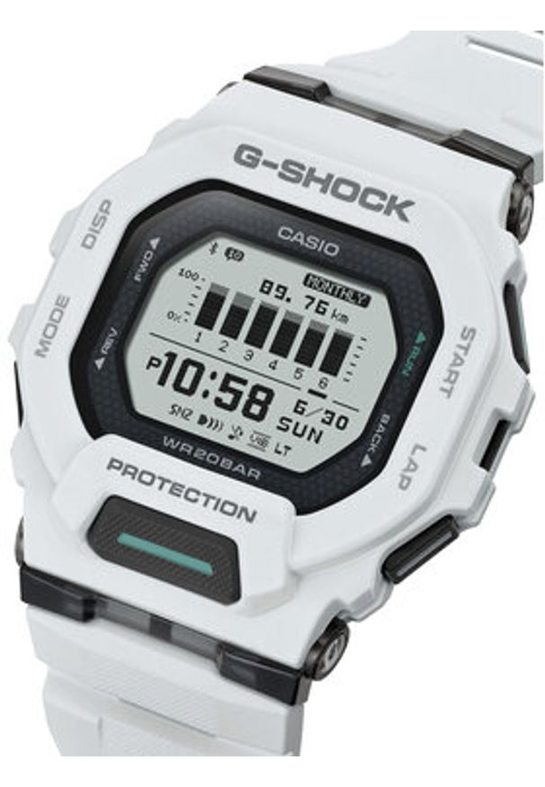 G-Shock Zegarek G-Squad GBD-200-7ER Biały. Kolor: biały