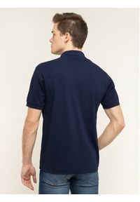 Lacoste Polo L1212 Granatowy Classic Fit. Typ kołnierza: polo. Kolor: niebieski. Materiał: bawełna