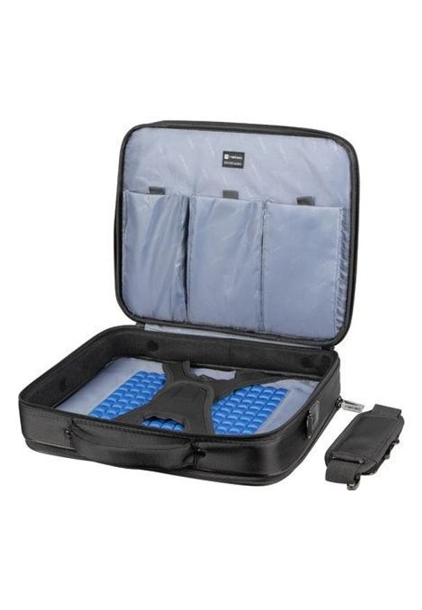 NATEC - Torba Natec Boxer 17.3'' czarny. Kolor: czarny. Materiał: nylon, materiał