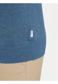 Lindbergh Sweter 30-80043 Niebieski Slim Fit. Kolor: niebieski. Materiał: wiskoza #3